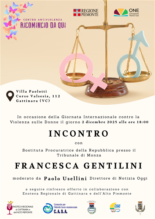 Incontro in occasione della Giornata Internazionale contro la Violenza sulle Donne
